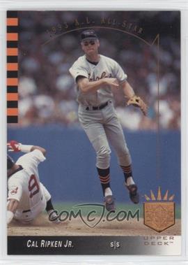 1993 Upper Deck SP - [Base] #8 - Cal Ripken Jr.