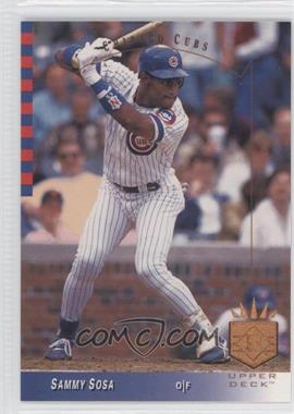 1993 Upper Deck SP - [Base] #89 - Sammy Sosa