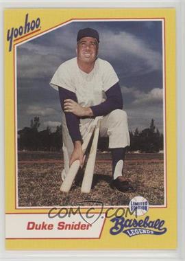 1993 Yoo-Hoo Limited Edition Baseball Legends - [Base] #_DUSN - Duke Snider