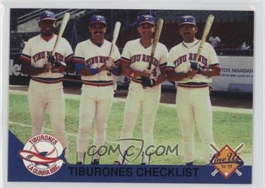 1994-95 Line Up Venezuelan Winter League - [Base] #273 - Tiburones Checklist