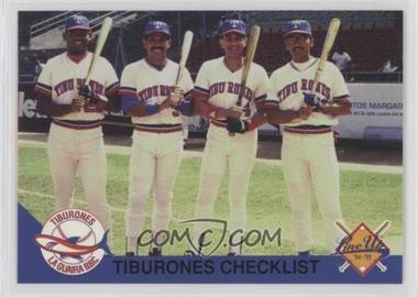 1994-95 Line Up Venezuelan Winter League - [Base] #273 - Tiburones Checklist