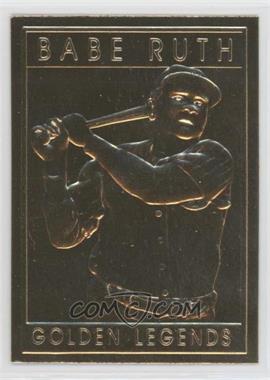 1994-97 Golden Legends of Baseball 22K - [Base] #GL1.2 - Babe Ruth (Back Image on Left)