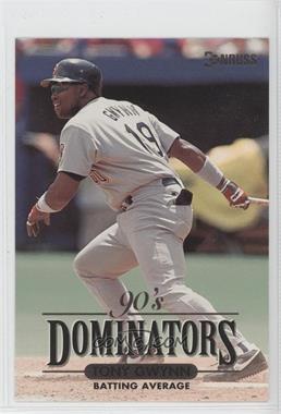 1994 1993 Donruss - 90's Dominators - Jumbo #1.1 - Tony Gwynn /10000