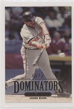 1994 1993 Donruss - 90's Dominators - Jumbo #1.2 - Cecil Fielder /10000 [EX to NM]