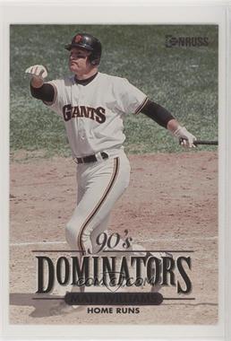 1994 1993 Donruss - 90's Dominators - Jumbo #4.2 - Matt Williams /10000