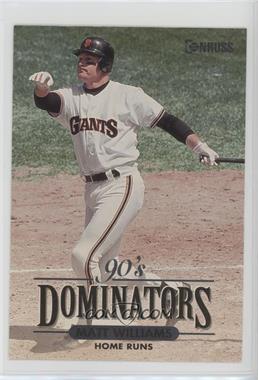 1994 1993 Donruss - 90's Dominators - Jumbo #4.2 - Matt Williams /10000