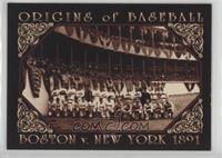 Boston vs New York 1891
