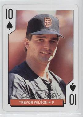 1994 Bicycle San Francisco Giants Playing Cards - Box Set [Base] #10S - Trevor Wilson