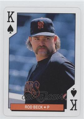 1994 Bicycle San Francisco Giants Playing Cards - Box Set [Base] #KS - Rod Beck