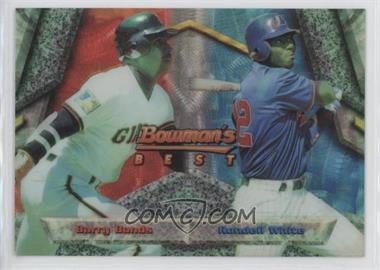 1994 Bowman's Best - [Base] - Refractors #97 - Barry Bonds, Rondell White