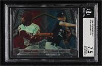 Barry Larkin, Derek Jeter [BGS 7.5 NEAR MINT+]