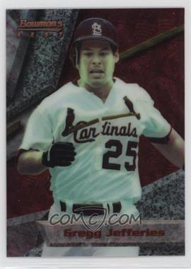 1994 Bowman's Best - Red #27 - Gregg Jefferies