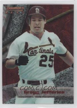 1994 Bowman's Best - Red #27 - Gregg Jefferies