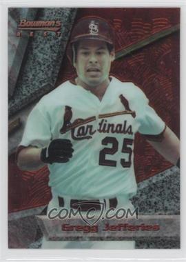 1994 Bowman's Best - Red #27 - Gregg Jefferies