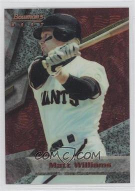 1994 Bowman's Best - Red #8 - Matt Williams