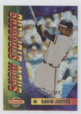 1994 Church's Chicken Show Stoppers - Restaurant [Base] #4 - David Justice