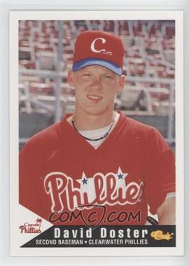 1994 Classic Clearwater Phillies - [Base] #1 - David Doster