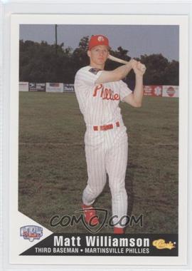 1994 Classic Martinsville Phillies - [Base] #29 - Matthew Williamson