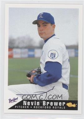 1994 Classic Rockford Royals - [Base] #3 - Nevin Brewer