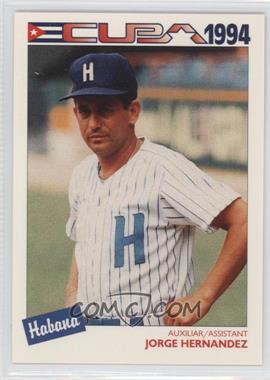 1994 Cuban League - [Base] #63 - Jorge Hernandez