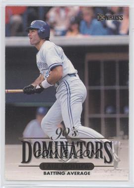 1994 Donruss - 90's Dominators Batting Average #3 - Paul Molitor