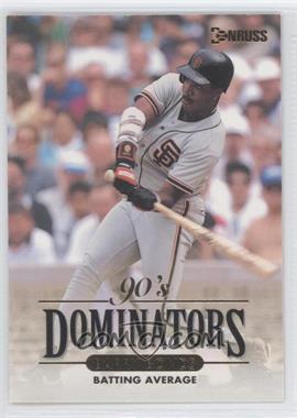 1994 Donruss - 90's Dominators Batting Average #7 - Barry Bonds