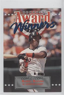 1994 Donruss - Box Topper Award Winners - Jumbo #4 - Barry Bonds /10000