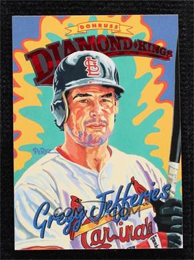 1994 Donruss - Diamond Kings #DK-21 - Gregg Jefferies