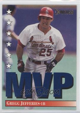 1994 Donruss - MVP #12 - Gregg Jefferies