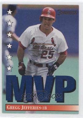 1994 Donruss - MVP #12 - Gregg Jefferies