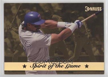 1994 Donruss - Spirit of the Game #5 - Juan Gonzalez [EX to NM]