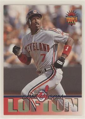 1994 Donruss Triple Play - [Base] #115 - Kenny Lofton