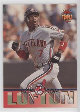 1994 Donruss Triple Play - [Base] #115 - Kenny Lofton