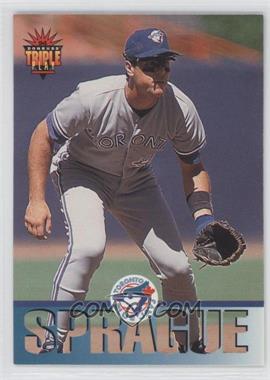 1994 Donruss Triple Play - [Base] #37 - Ed Sprague