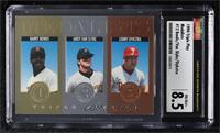 Barry Bonds, Andy Van Slyke, Lenny Dykstra [CSG 8.5 NM/Mint+]