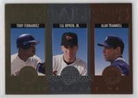 Tony Fernandez, Cal Ripken Jr., Alan Trammell [EX to NM]