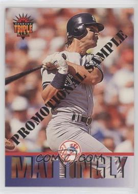 1994 Donruss Triple Play - Promotional Samples #9 - Don Mattingly