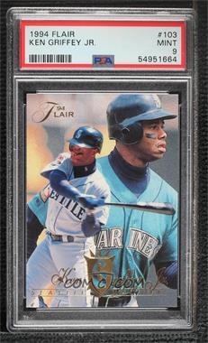 1994 Flair - [Base] #103 - Ken Griffey Jr. [PSA 9 MINT]