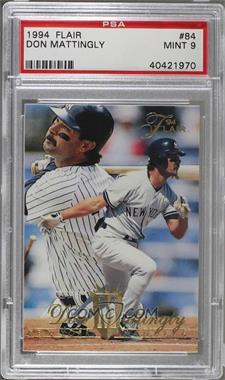 1994 Flair - [Base] #84 - Don Mattingly [PSA 9 MINT]