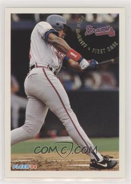 1994 Fleer - [Base] #366 - Fred McGriff