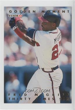 1994 Fleer - Golden Moments - Jumbos #8 - Fred McGriff /10000