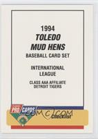 Checklist - Toledo Mud Hens