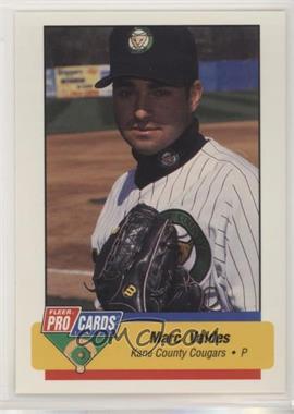 1994 Fleer ProCards Minor League - [Base] #161 - Marc Valdes