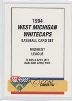 Checklist - West Michigan Whitecaps