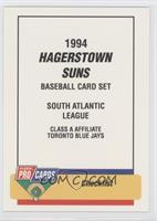 Checklist - Hagerstown Suns