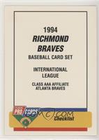 Checklist - Richmond Braves