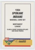 Checklist - Spokane Indians