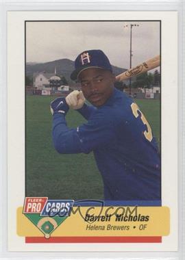 1994 Fleer ProCards Minor League - [Base] #3626.2 - Darrell Nicholas
