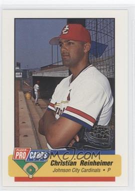 1994 Fleer ProCards Minor League - [Base] #3701.1 - Christian Reinheimer