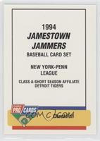 Checklist - Jamestown Jammers Team